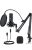 MAONO PM421 Microphone à condensateur avec poignée unique muet, microphone USB 192KHZ/24BIT et bouton de gain du micro pour la diffusion, l’enregistrement, les jeux, YouTube
