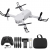 Powerextra RC Mini Drone avec Caméra HD – Drone Quadricoptère à 2 Batteries Pliable WiFi FPV 2.4GHz 3D Flip and Spin Fonction de Rotation Haute Vitesse pour Enfants et Débutants