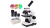 Microscope monoculaire composé 40X-2000X pour enfants, adultes et étudiants, microscope de précision pour l’éducation aux sciences de la vie avec kit
